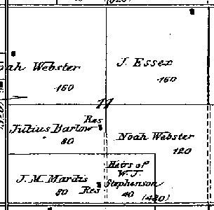 Range 7E, Township 5N, Section 11 - 1881