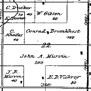 Range 7E, Township 5N, Section 22 - 1881